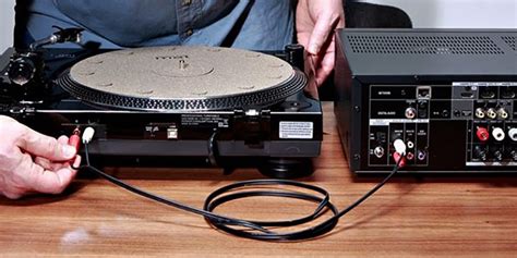 how to hook up a record player